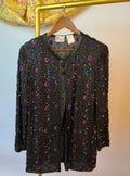 Beaded Open Blazer Top