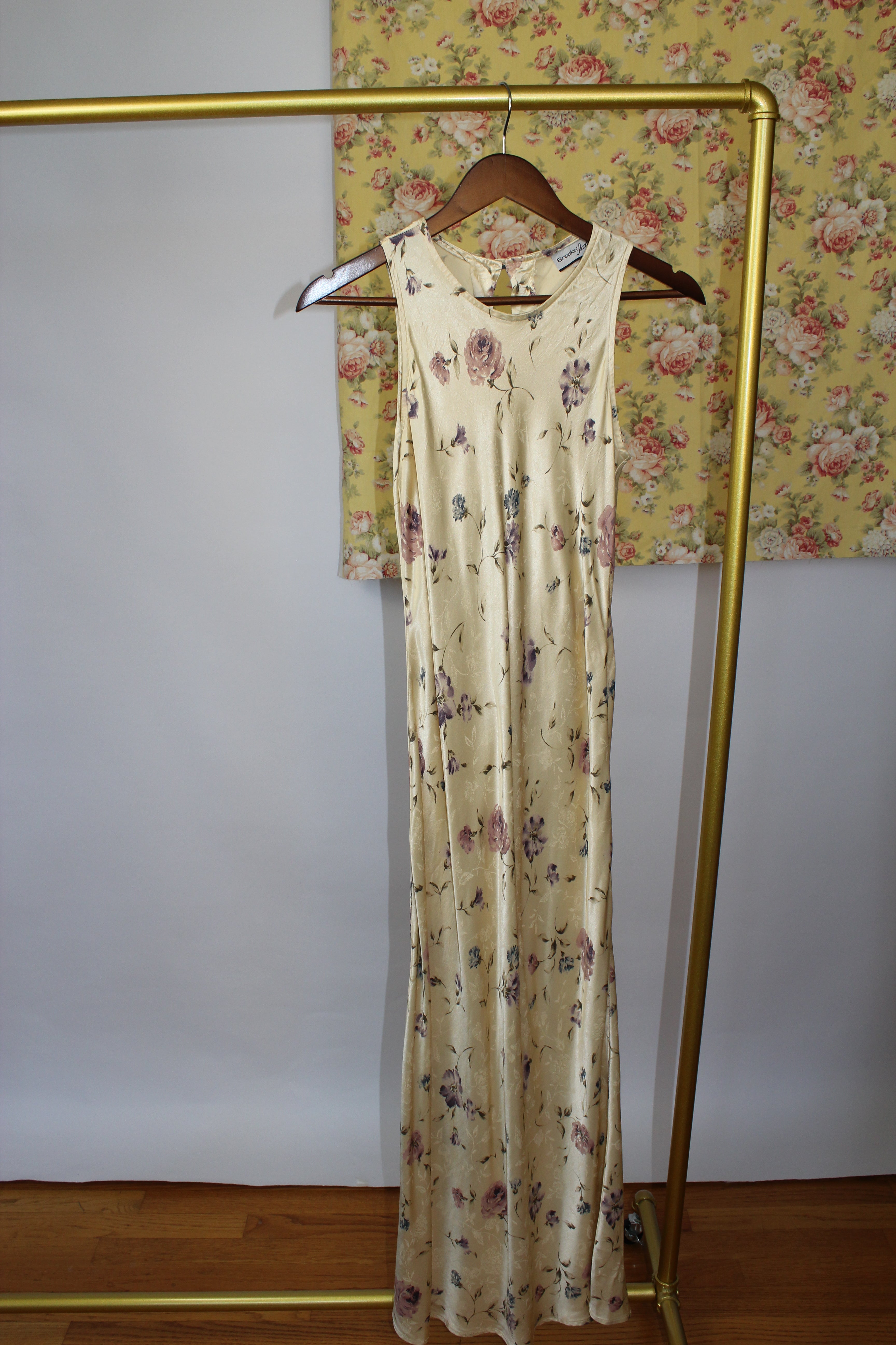 Yellow Floral Maxi Dress