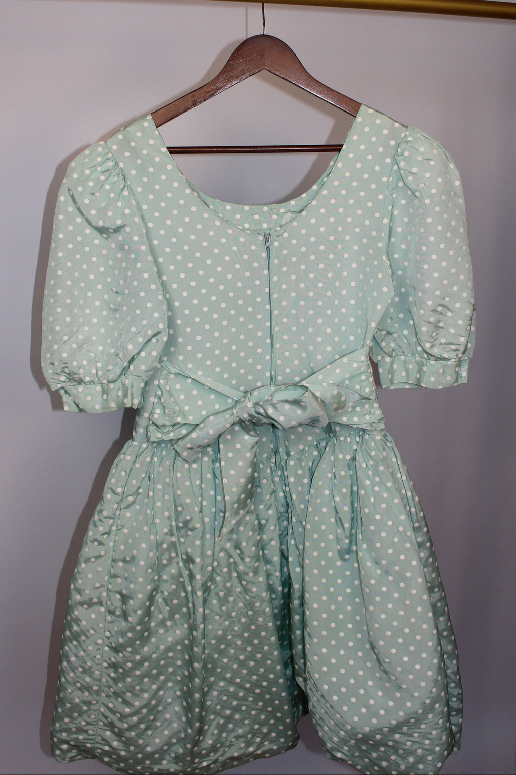 Polka Dot Knee Length Dress