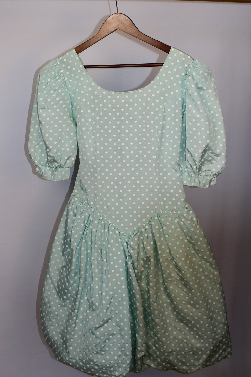 Polka Dot Knee Length Dress