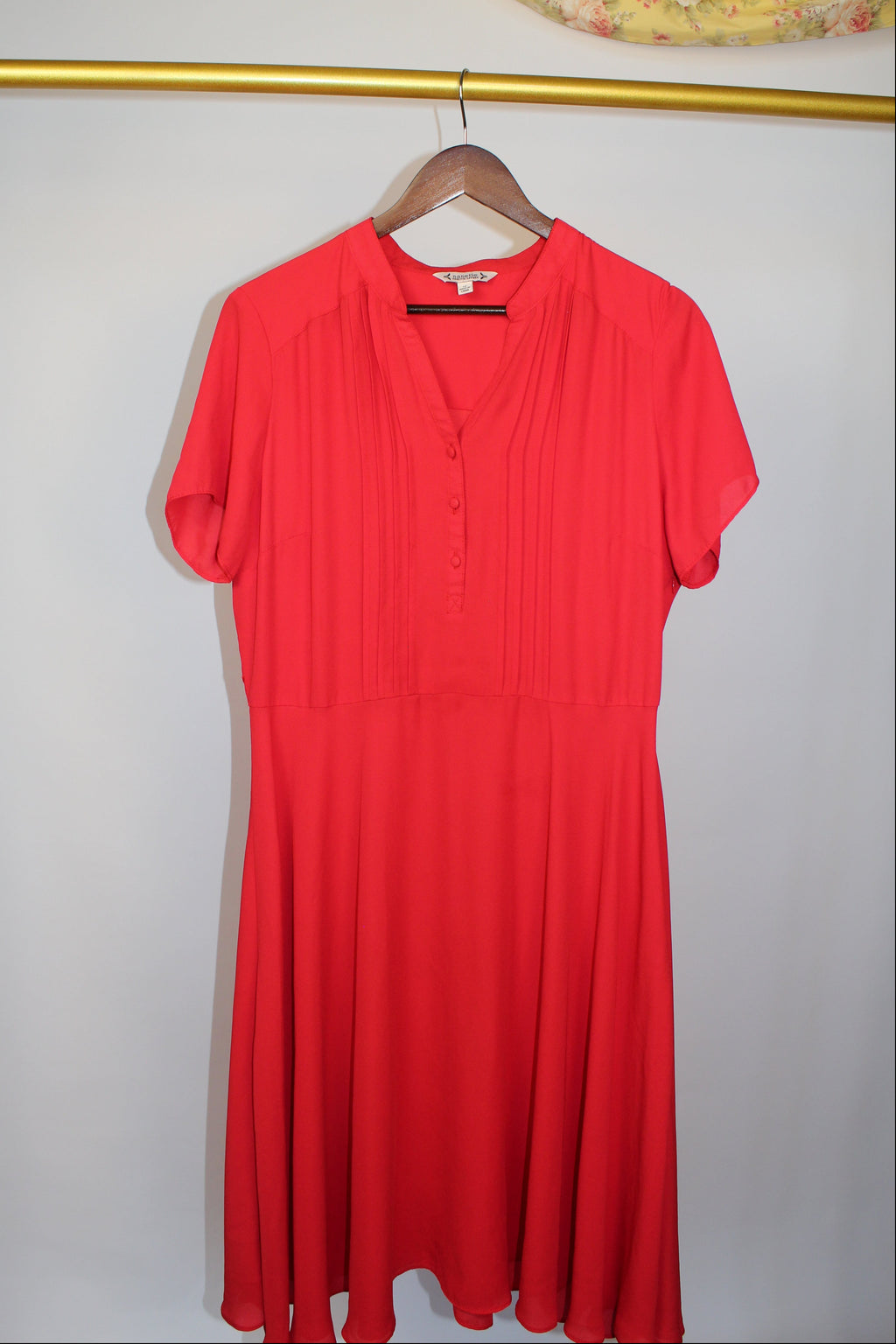 Red Knee-length Dress