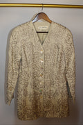 Tan Textured Linen Blazer