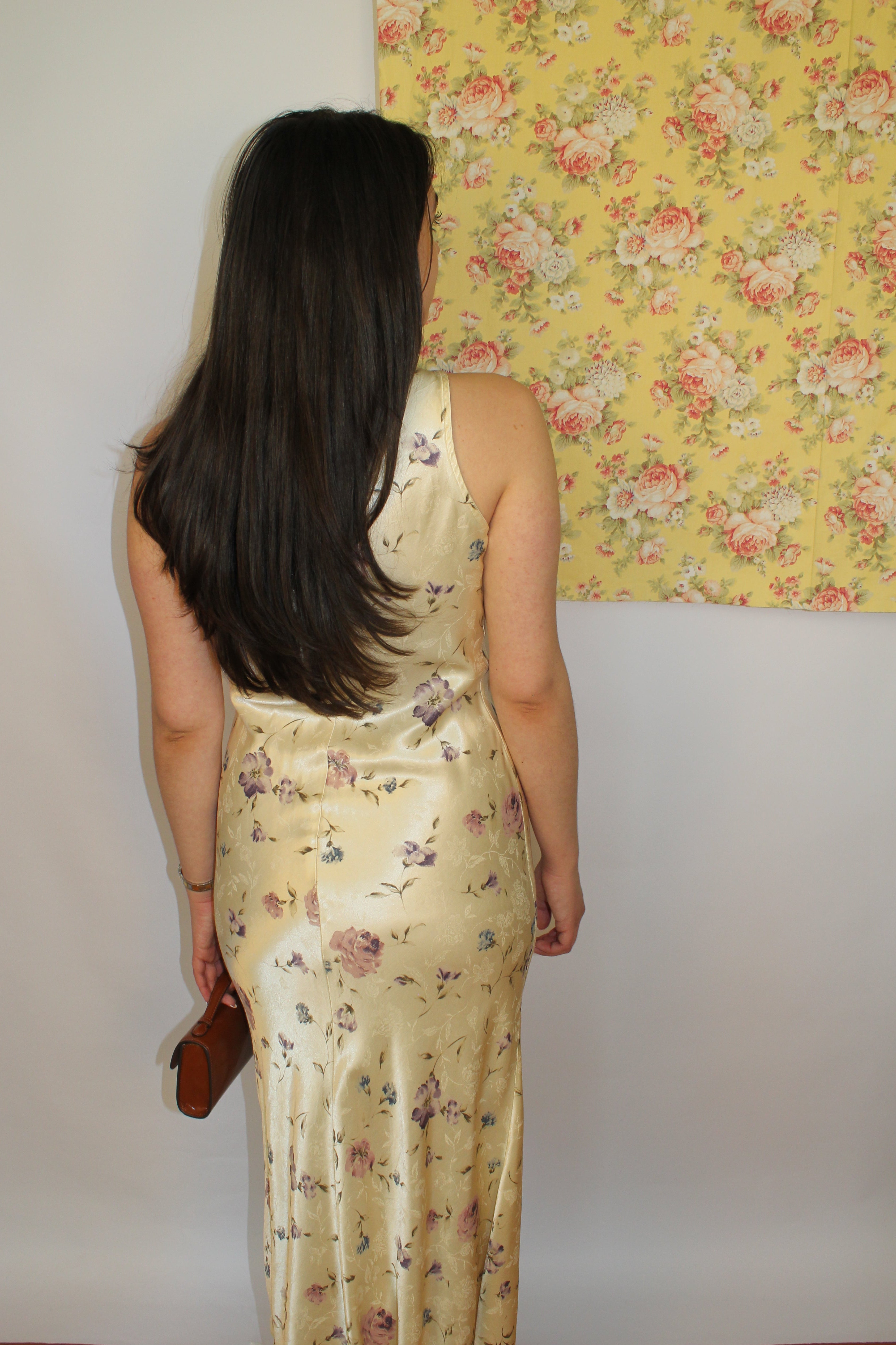 Yellow Floral Maxi Dress