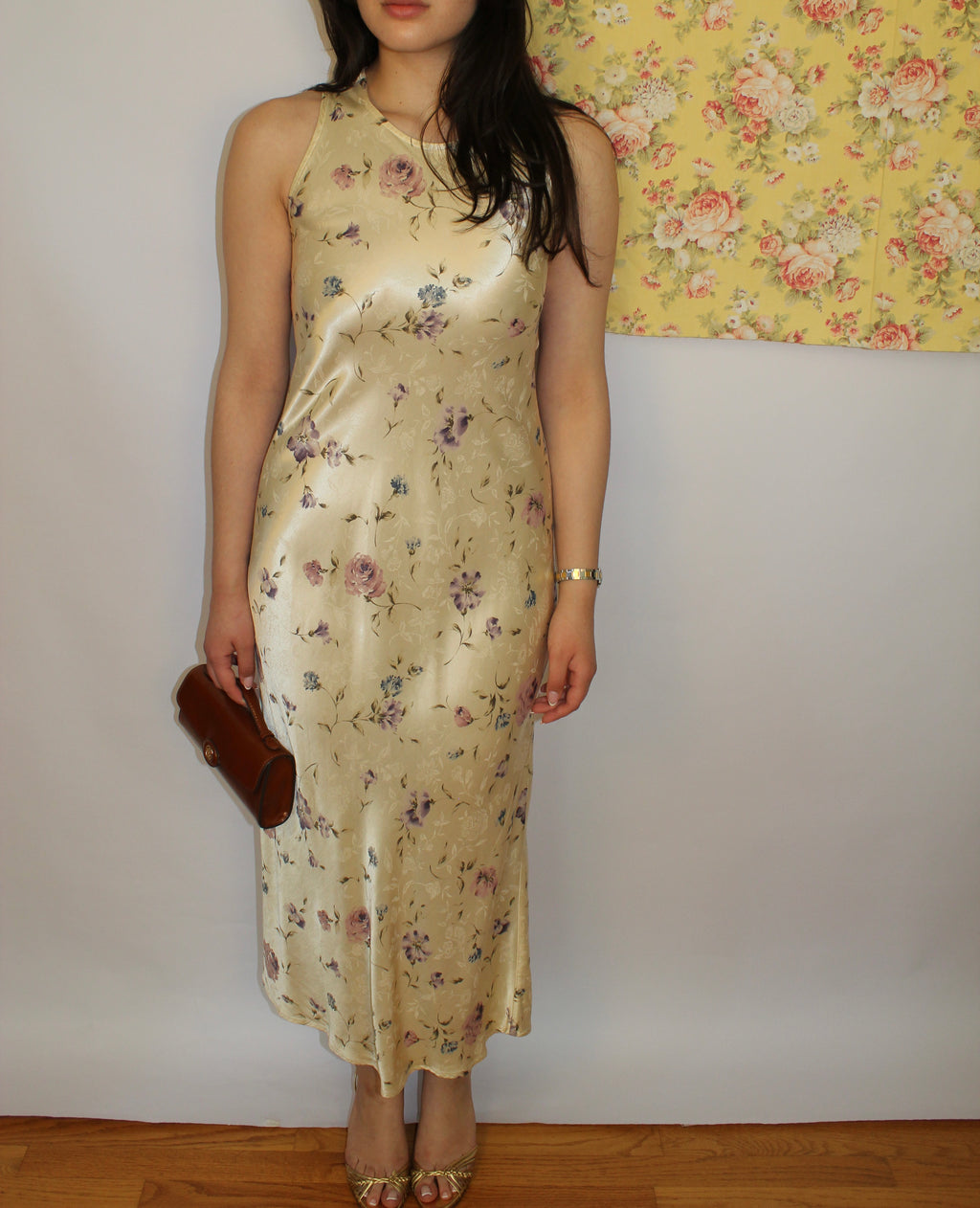 Yellow Floral Maxi Dress