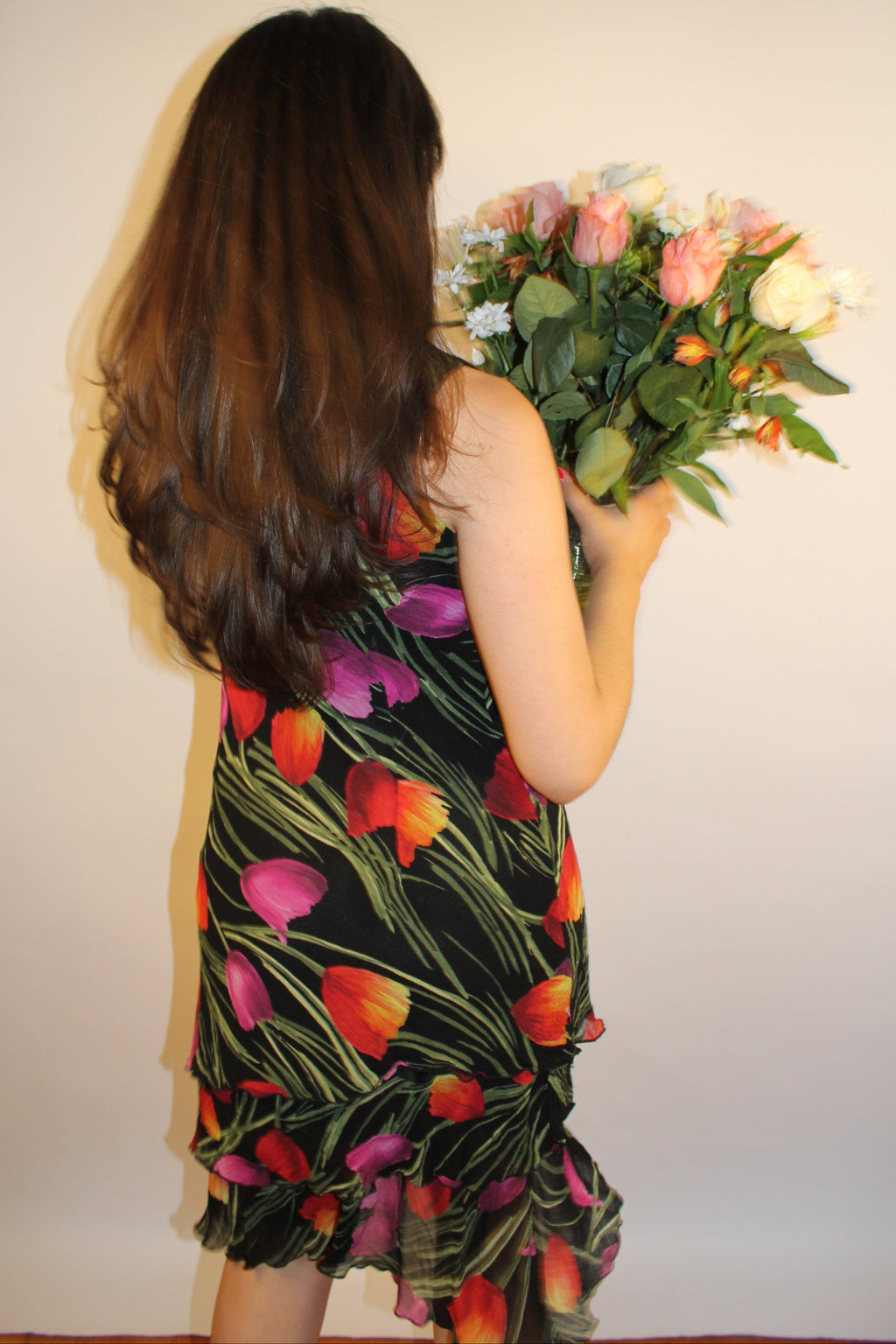 Tulip Floral Midi Dress