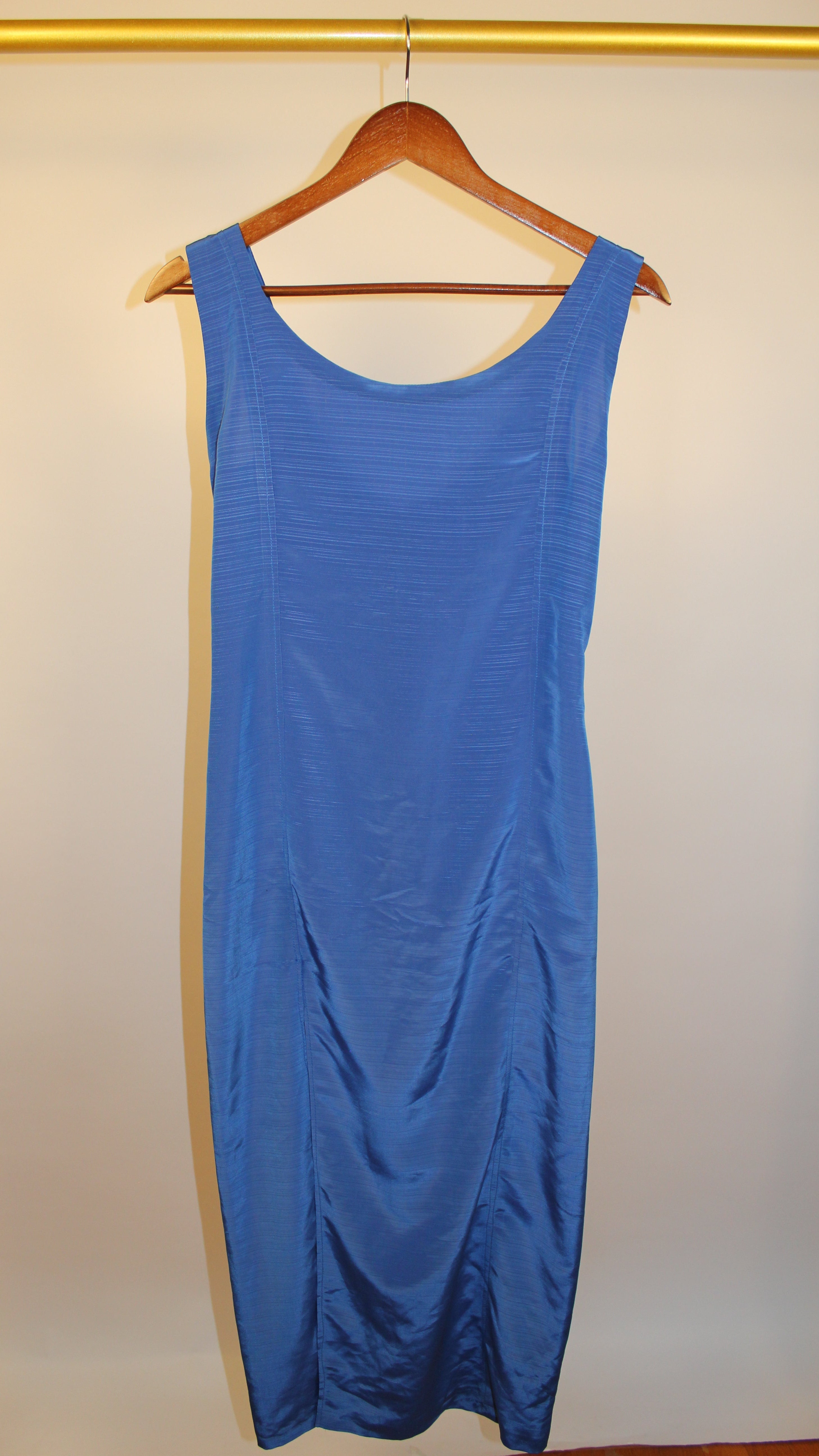 Cobalt Blue Midi Dress