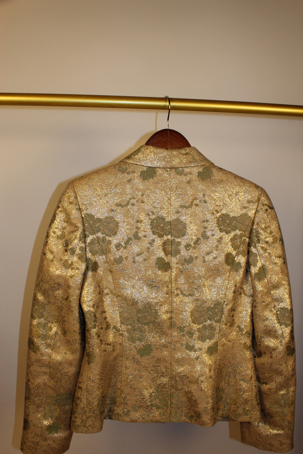 Gold & Olive Green  Blazer