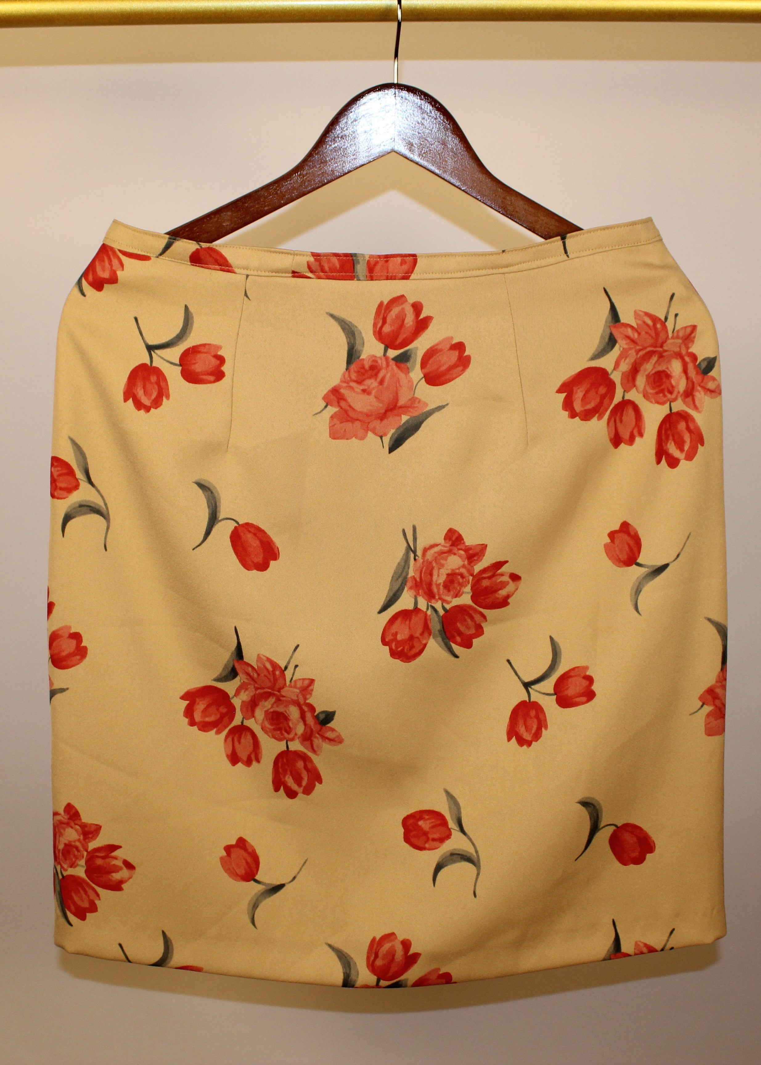 Flower Print Skirt