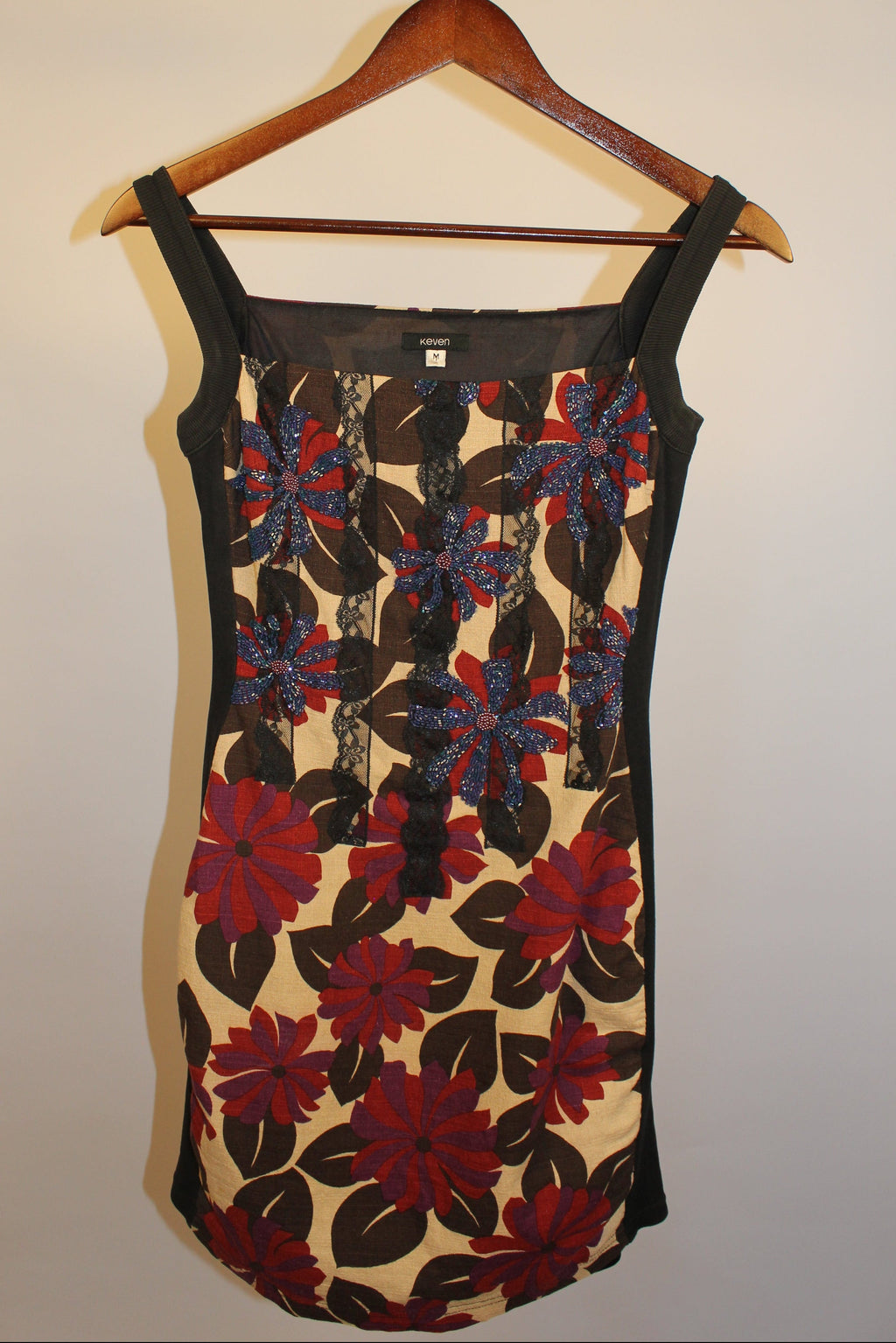Red & Purple Floral Mini Dress