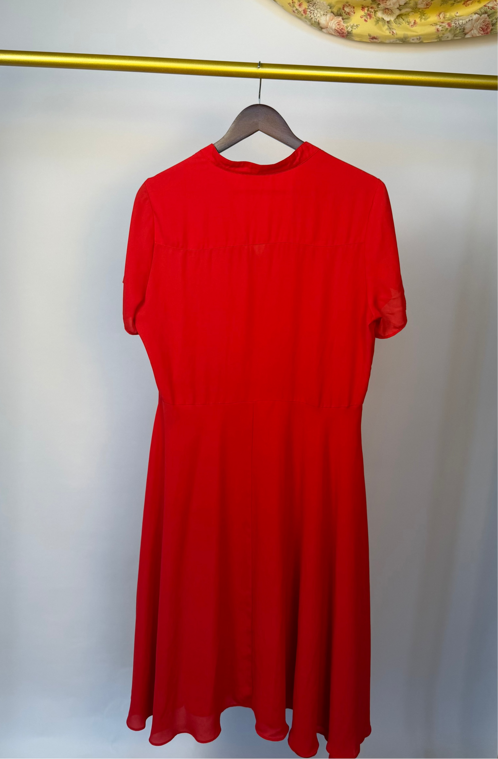 Red Knee-length Dress