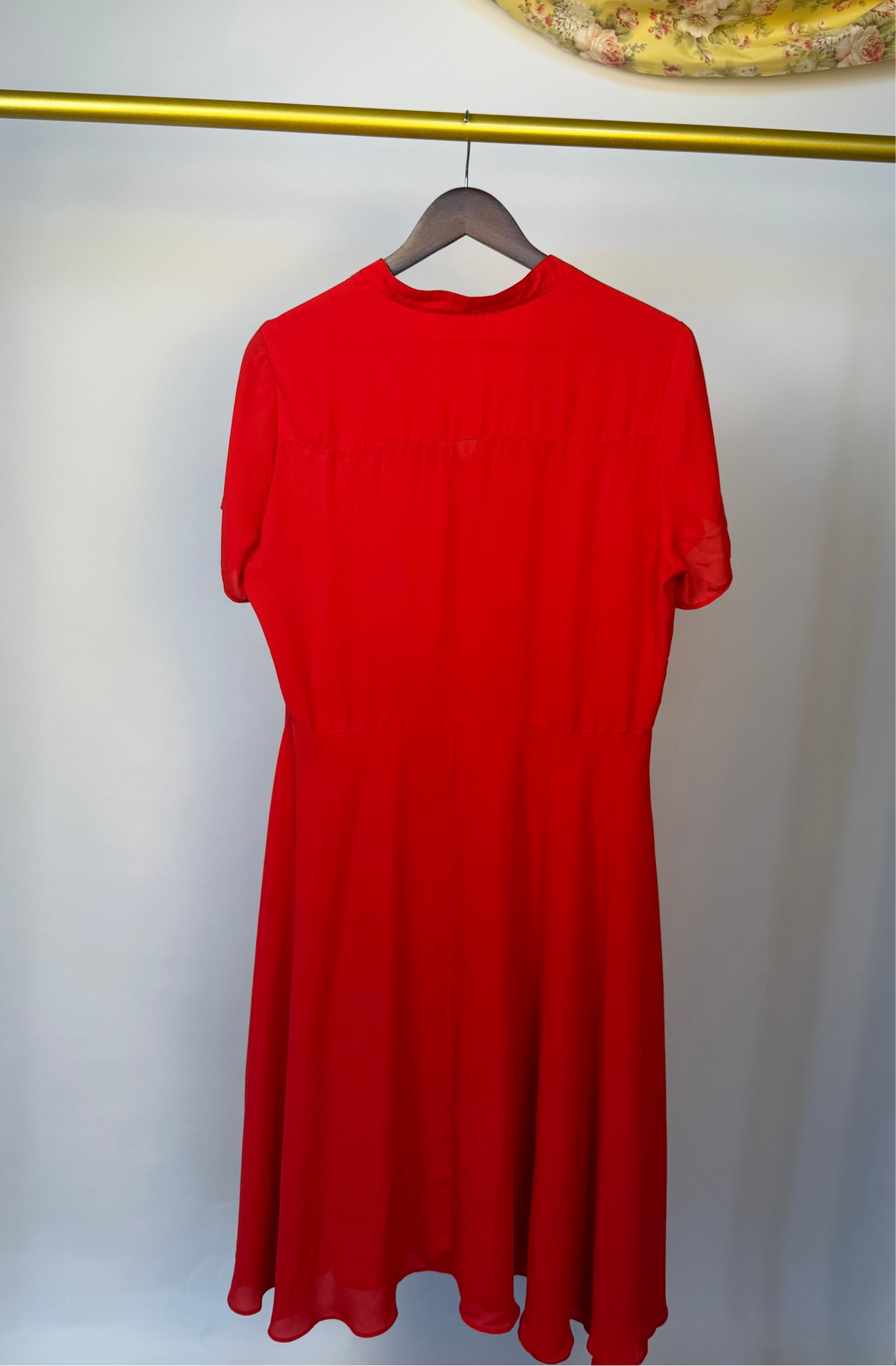 Red Knee-length Dress