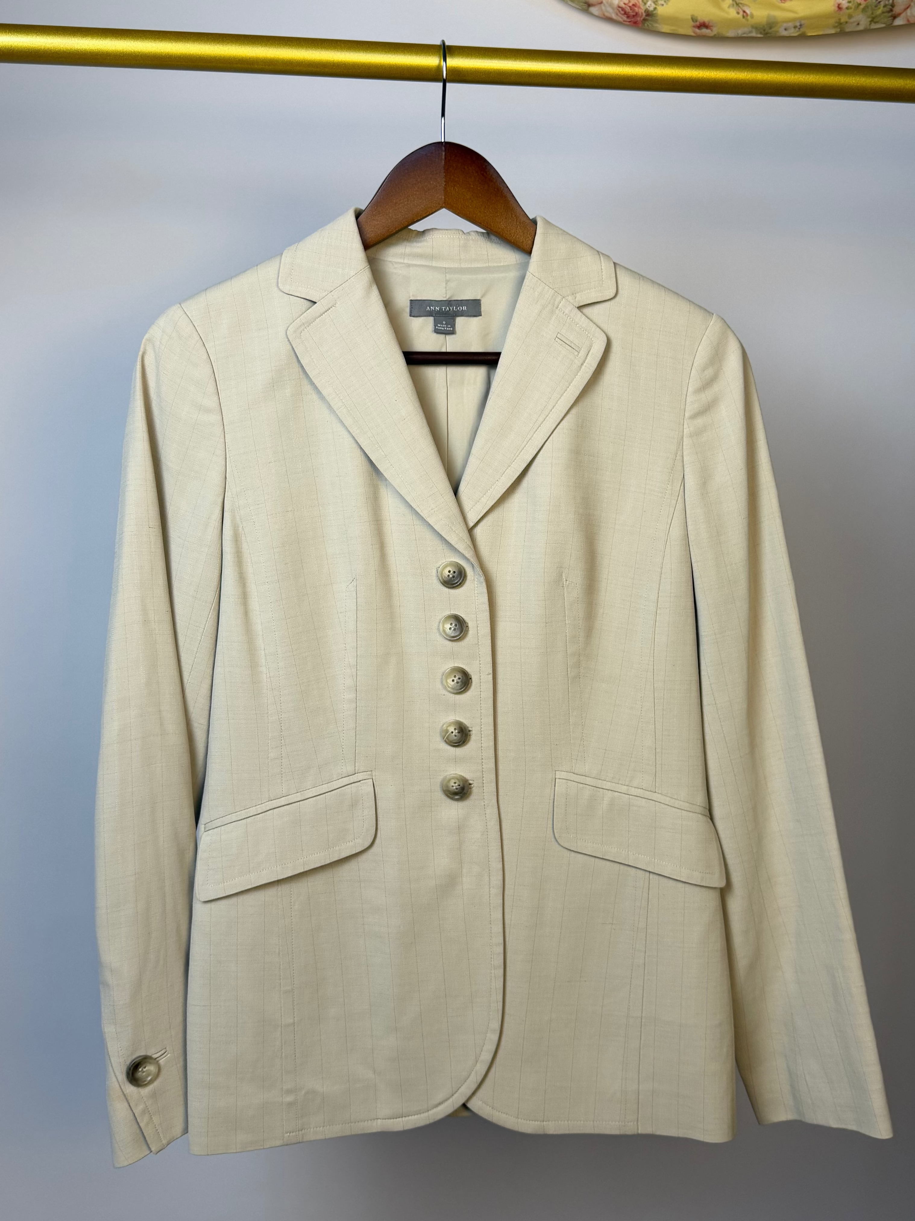 Fitted Tan Blazer