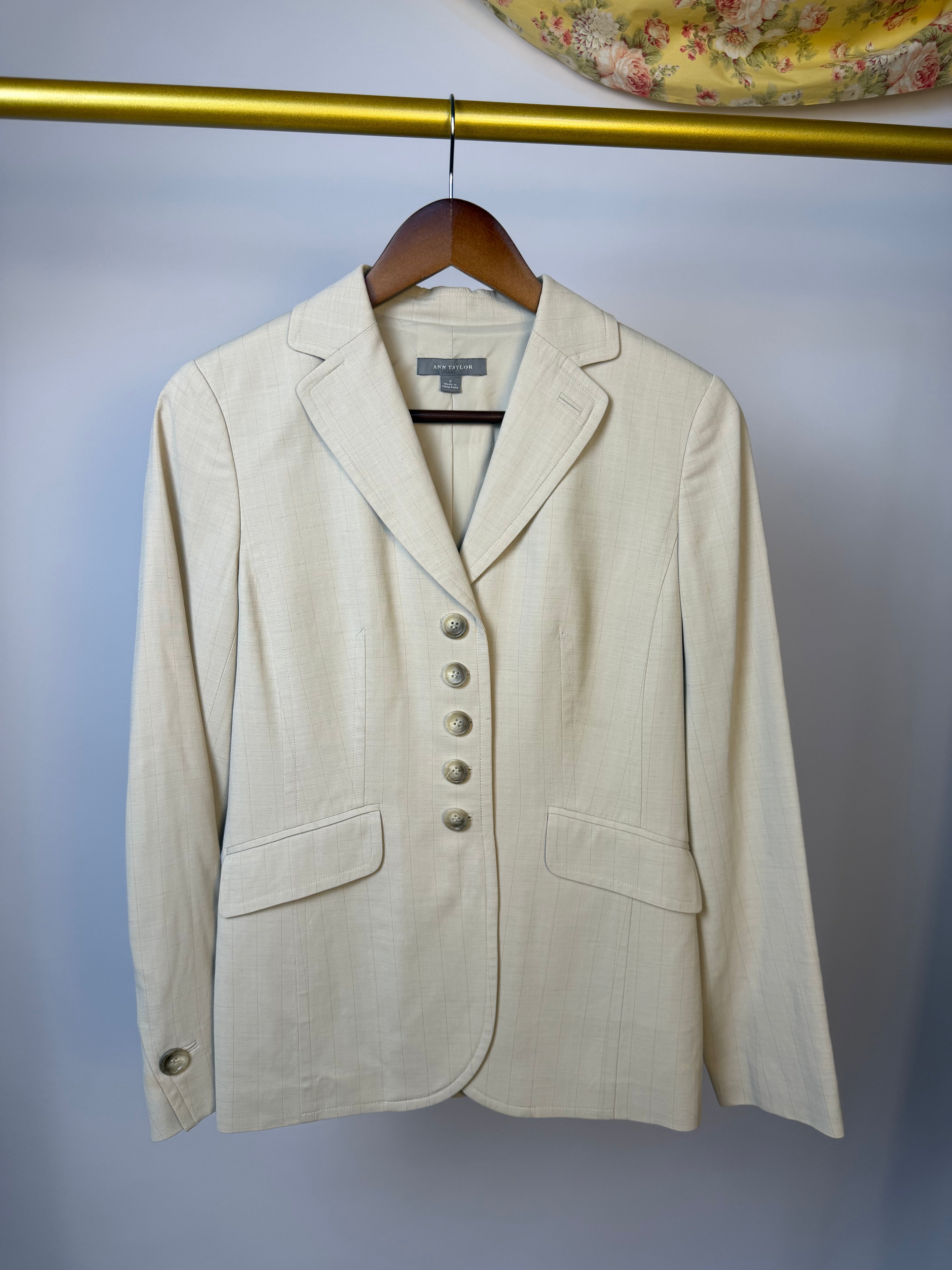 Fitted Tan Blazer