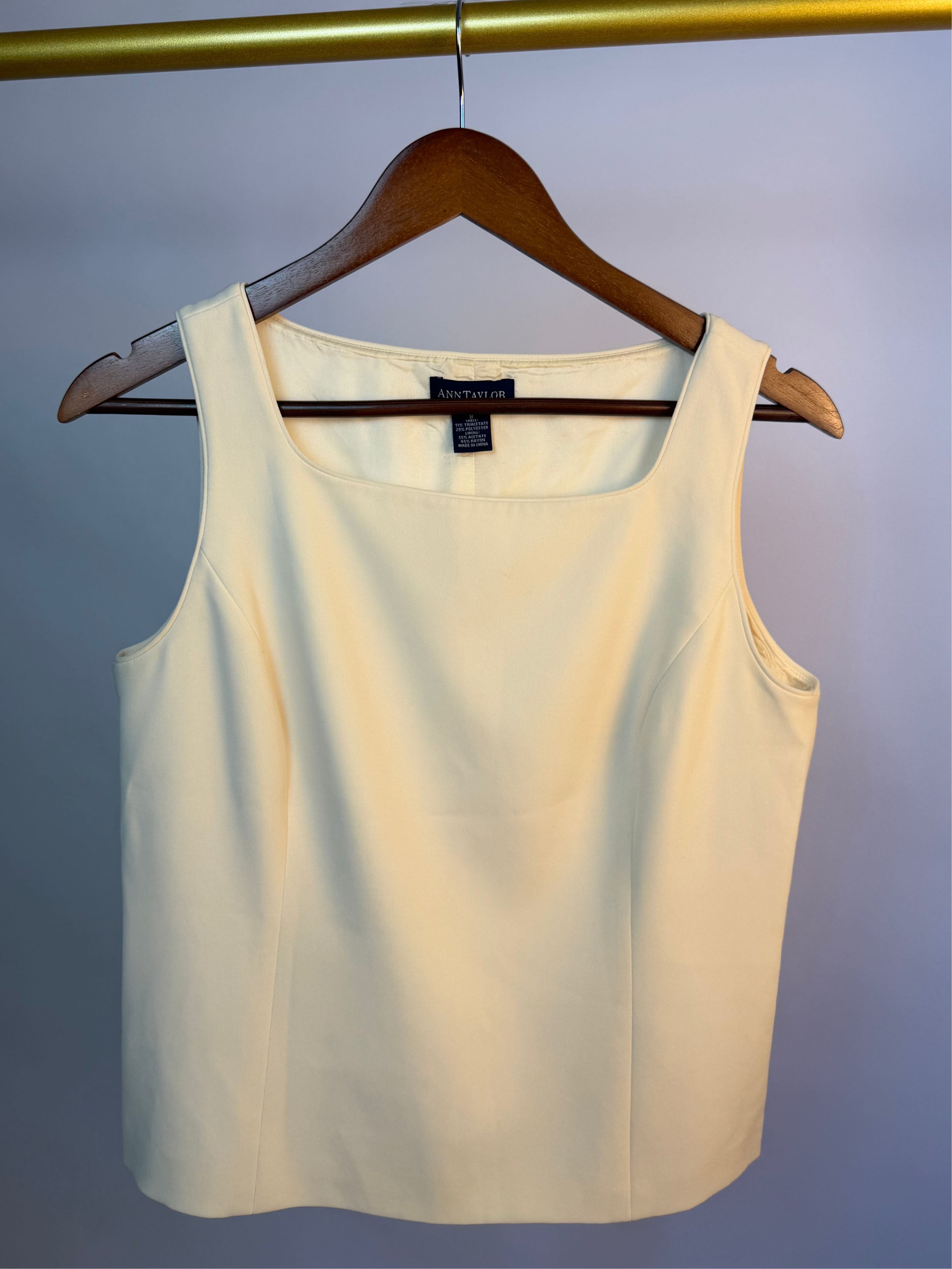 Cream Ann Taylor Blouse