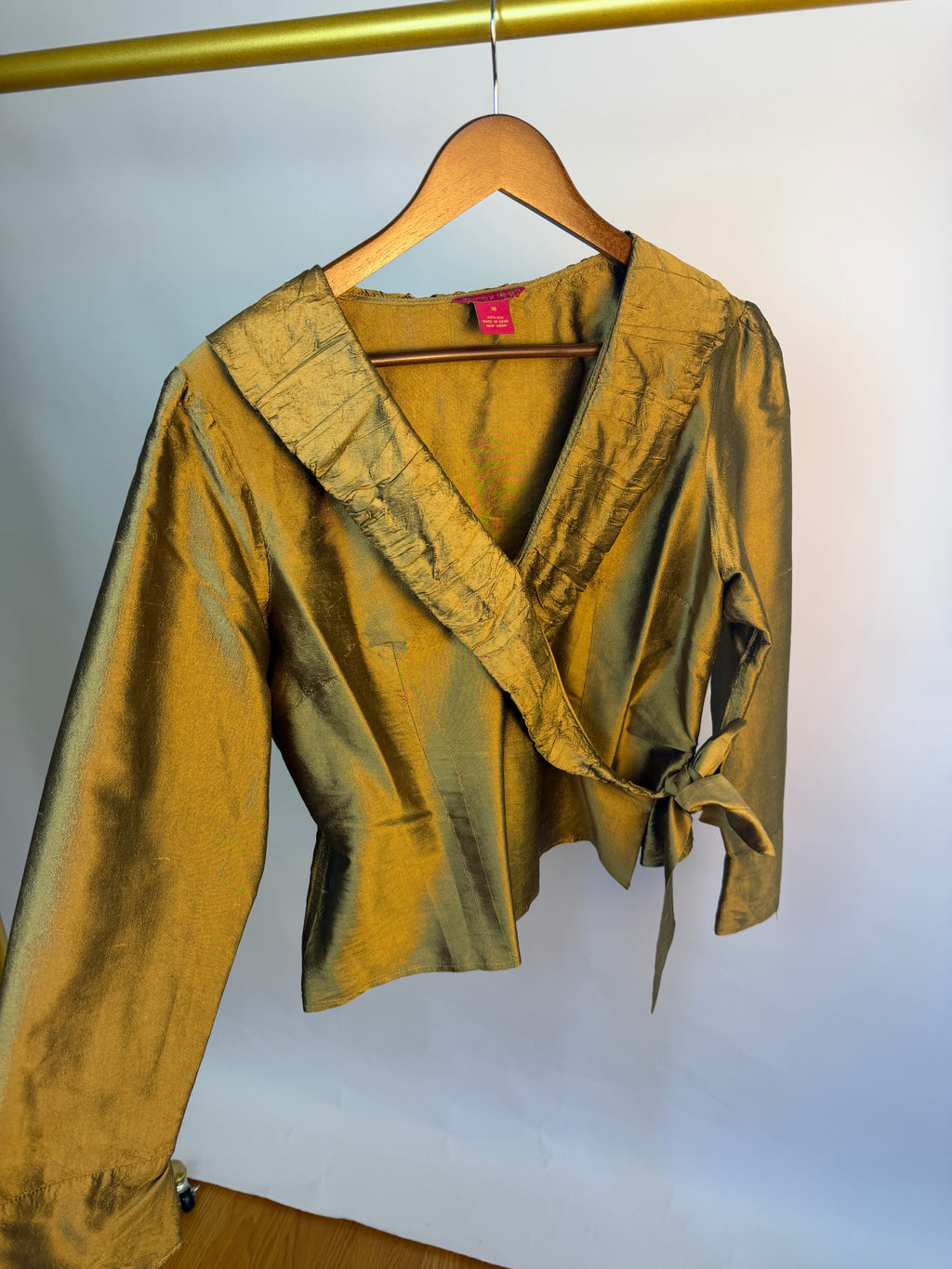 Bronze 100% Silk Top