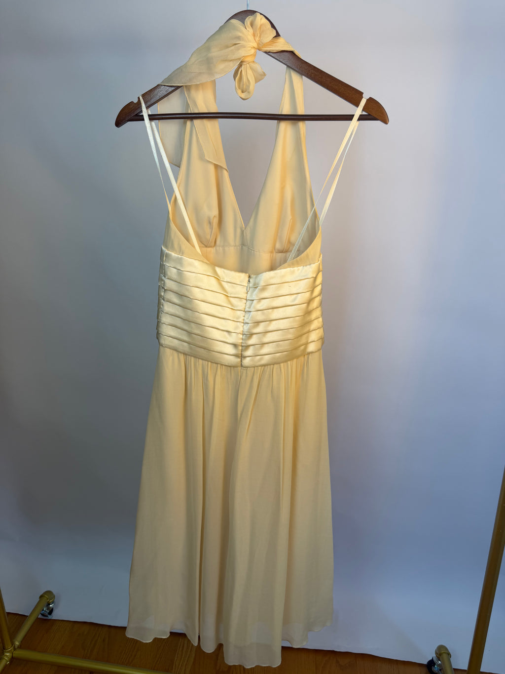 Vintage BCBG Paris 100% Silk Ivory Dress